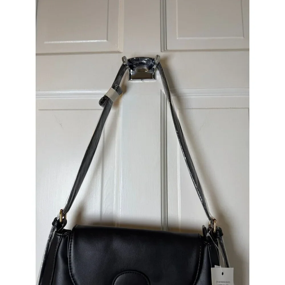 New York & Company Women's James Black Shoulder Bag NWT